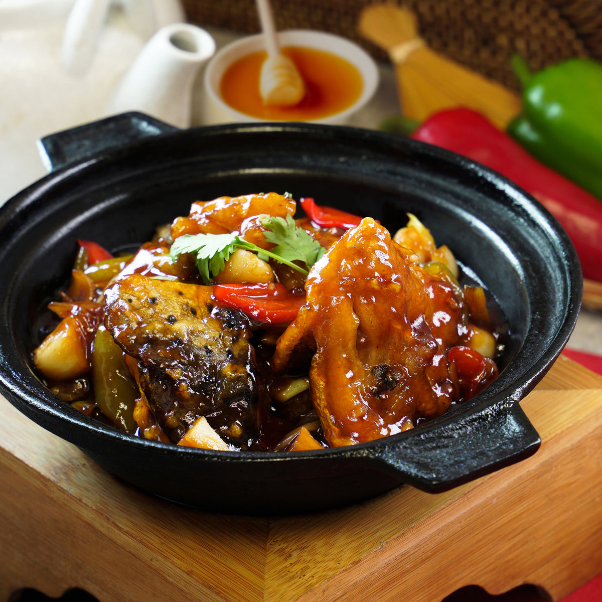 Honey Garlic Salmon Head Hotpot KingChefPH