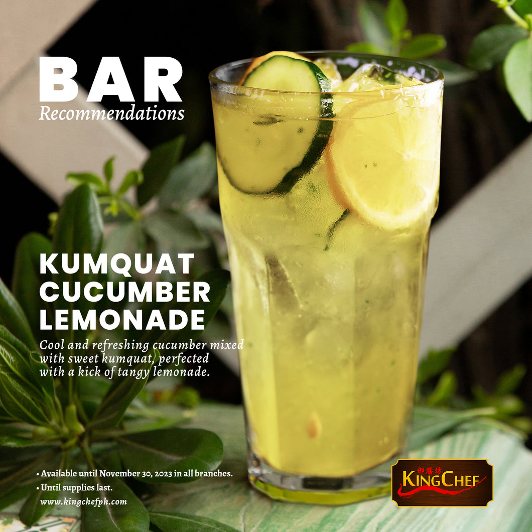 Kumquat Cucumber Lemonade