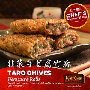 Taro Chives Beancurd Rolls