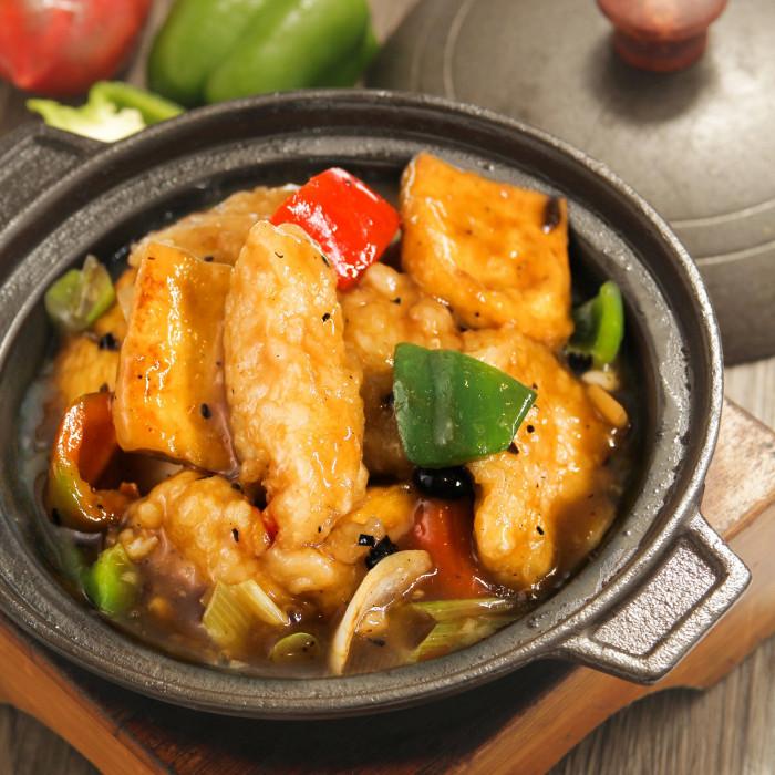 Fish Fillet Taosi with Tofu