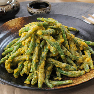French Beans with Salted Egg