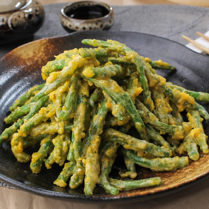 French Beans with Salted Egg