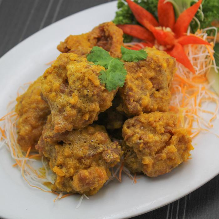 Fried Chicken with Salted Egg