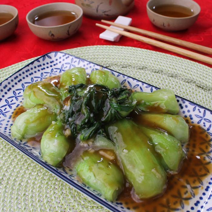 Taiwan Pechay with Oyster Sauce